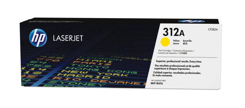 0000014290 HP 312A YELLOW LASERJET TONER CARTRIDGE