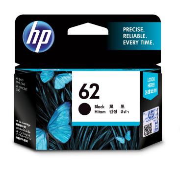 0000014601 HP 62 BLACK INK CARTRIDGE