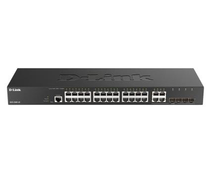 0000145005 D-LINK SWITCH 24 PORTE GIGABIT MANAGED PLUS 4 COMBO 1000BASET/SFP