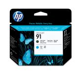 Consumables - Cartridges 0000018494 HP 91 MATTE BLACK AND CYAN PRINTHEAD