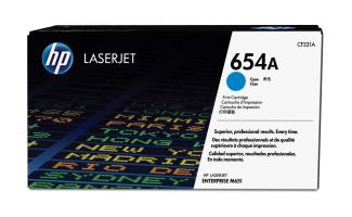 Consumabili - Toner 0000018272 HP 654A CYAN LASERJET TONER CARTRIDGE