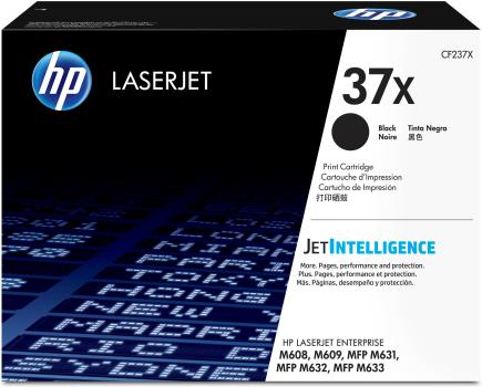 0000017165 HP 37X BLACK LASERJET TONER CARTRIDGE