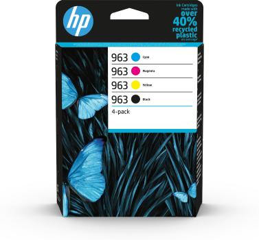 0000019394 HP 963 CMYK ORIGINAL INK CARTRIDGE 4-PACK