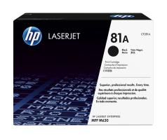 Consumables - Toner 0000002352 HP 81A BLACK LASERJET TONER CARTRIDGE