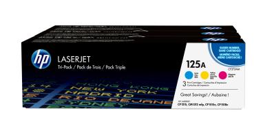 Consumables - Toner 0000002366 HP 125A CYM TRI-PACK LJ TONER CARTRIDGE