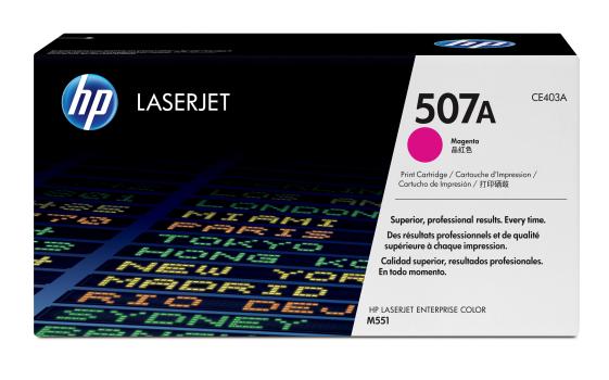 0000002315 HP 507A MAGENTA LASERJET TONER CARTRIDGE