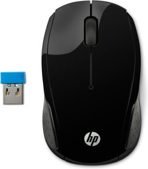 0000003020 HP 200 Black Wireless Mouse