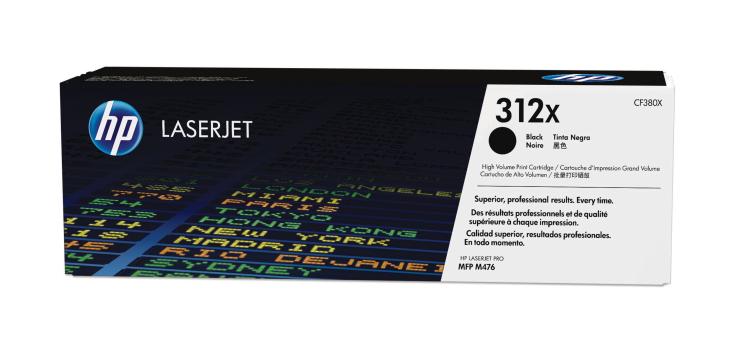 0000003047 HP 312X HIGH YIELD BLACK TONER CARTRIDGE