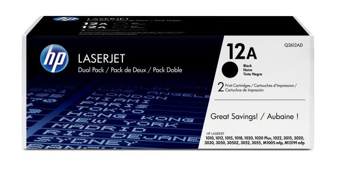 0000003073 HP LASERJET 1000/3000 CRTG DUAL PACK