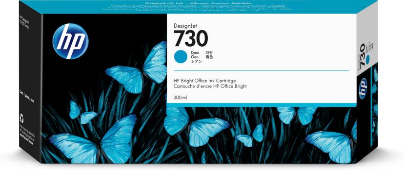 0000003161 HP 730 300-ML CYAN INK CARTRIDGE