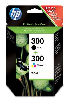 0000068366 HP 300 INK CARTRIDGE COMBO 2 PACK