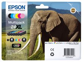 Consumabili - Cartucce 0000083036 MULTIPACK 6 CARTUCCE 24XL ELEFANTE