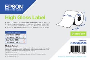 Consumabili - Carta e Rotoli 0000084617 HIGH GLOSS LABEL - CONTINUOUS 51MM X 33M