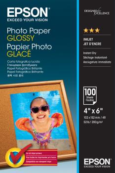 0000084590 PHOTO PAPER GLOSSY 10X15CM 100 SHEET