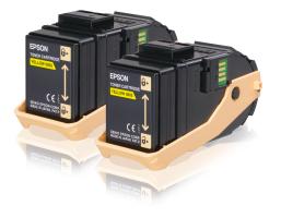 Consumabili - Toner 0000089512 TONER GIALLO PACCO DOPPIO 7.500 PAGINE X 2 PER AL C9300N