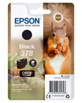 0000089659 SINGLEPACK BLACK 378 SQUIRREL CLARA PHOTO HD INK