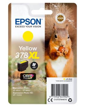 0000089661 SINGLEPACK YELLOW 378XL SQUIRREL CLARA PHOTO HD INK